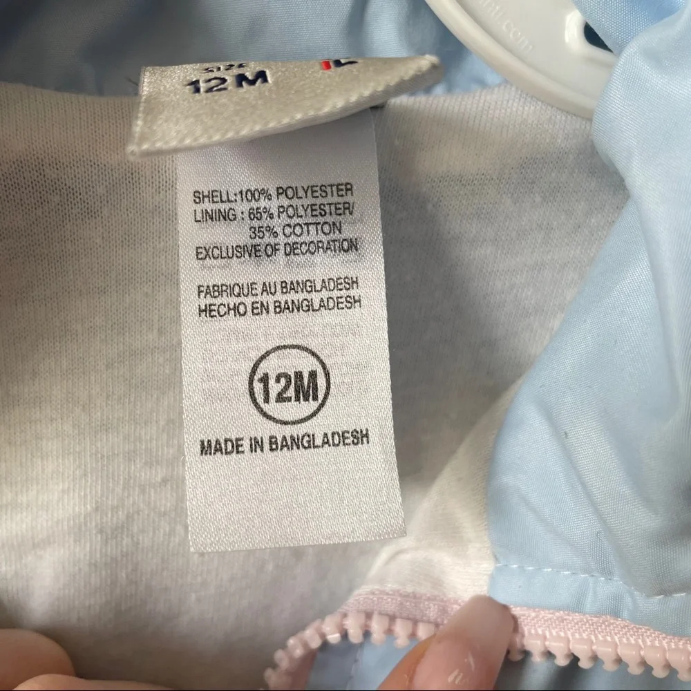 Vintage 90’s Y2K Fila Pastel Snow / Ski Jacket W/ Pockets 12 Months